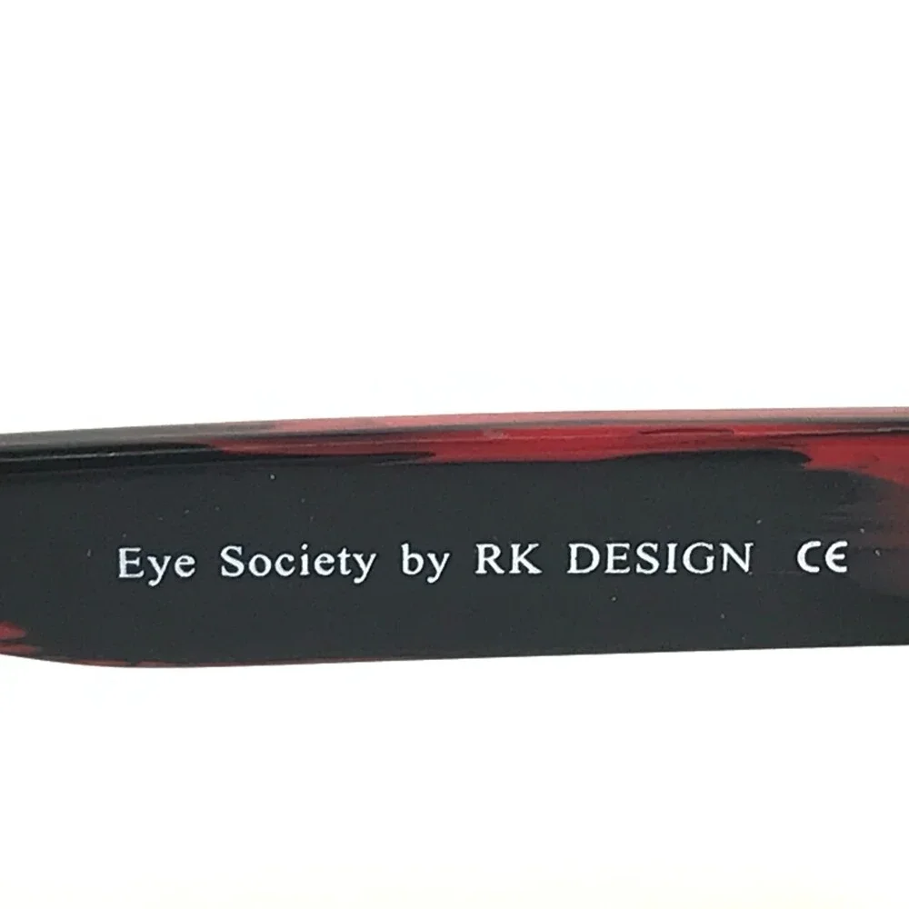 Eye Society Eyeglasses Frames Mod.ES brush 7A COL.B31 Black Red Wood 51-19-145